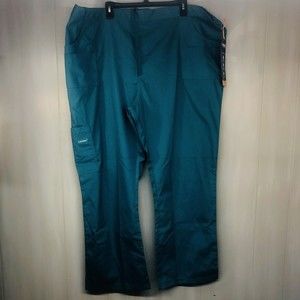 NWT Landau Essentials Elastic Waist Modern Fit Cargo Scrub Pants - 8380, 3XL